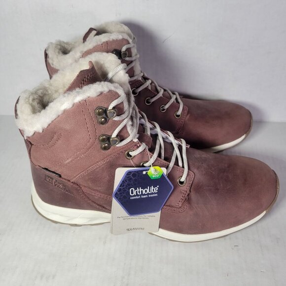 Jack Wolfskin Women Queenstown City Waterproof Leather Hiking Boots Size 7.5 - Picture 4 of 8